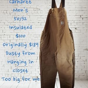 Carhartt Men's Brown Insulated Pants